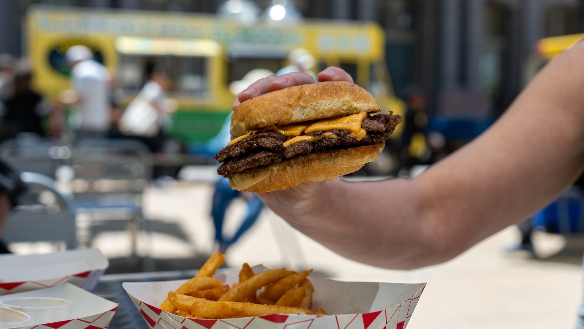 The MOObile specializes in smash burgers made from locally raised beef.